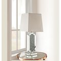 Acme Furniture Industry Inc ACME Furniture 40216 13 x 13 x 37 in. Noralie Table Lamp; Mirrored & Faux Diamonds 40216